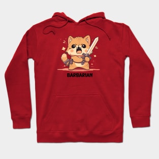 Kitten Barbarian Hoodie